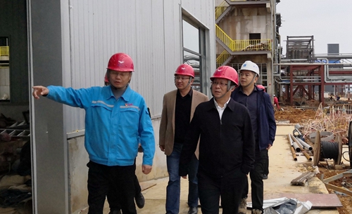 王大真到松滋肥業(yè)、楚星公司和宜化新材料現(xiàn)場辦公(圖3)