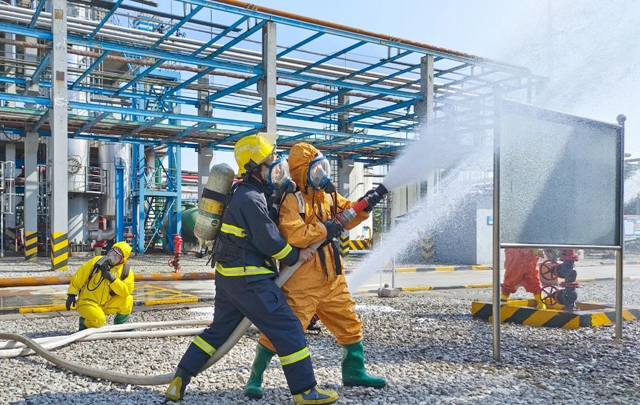 防災(zāi)減災(zāi)日，股份公司開展地震次生災(zāi)害應(yīng)急演練(圖2)