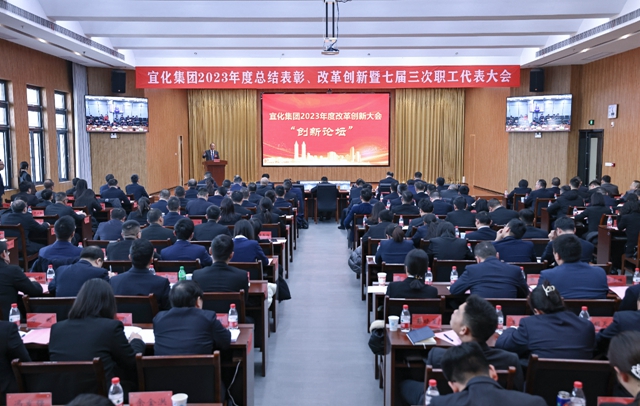 王大真總結(jié)講話 宜化集團2023年度總結(jié)表彰、改革創(chuàng)新暨七屆三次職工代表大會勝利閉幕(圖3)