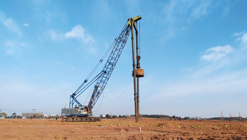 新征程新挑戰(zhàn)，氨醇項目迎來強夯第一夯
